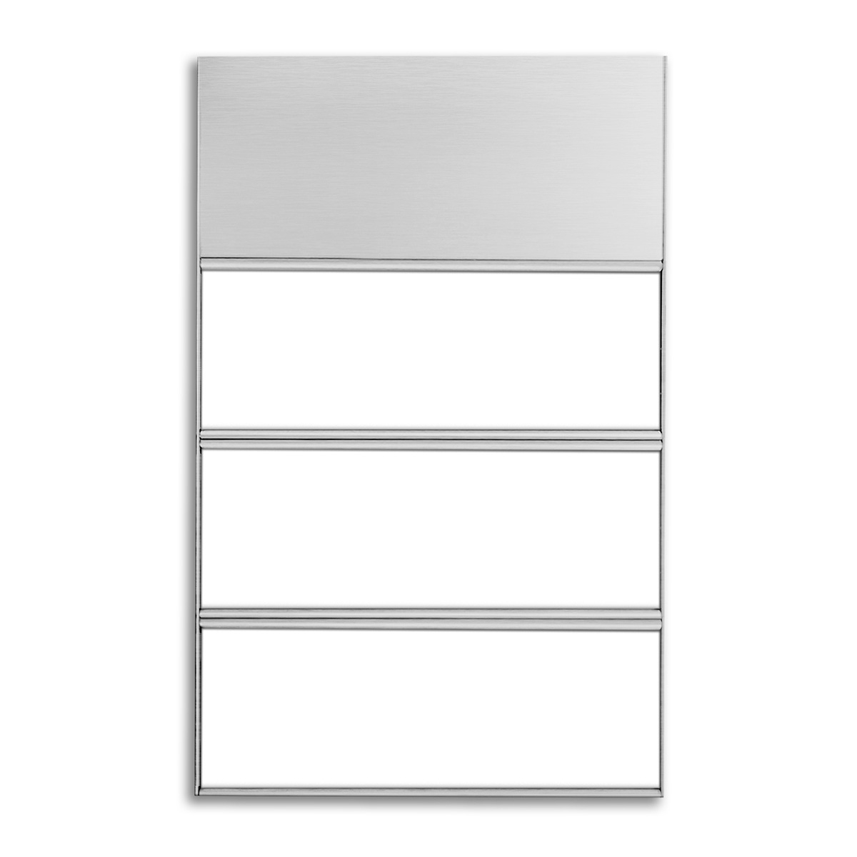 Namnskylt med rubrik, 3 namn – 160 mm (SLIM) - Bild 2