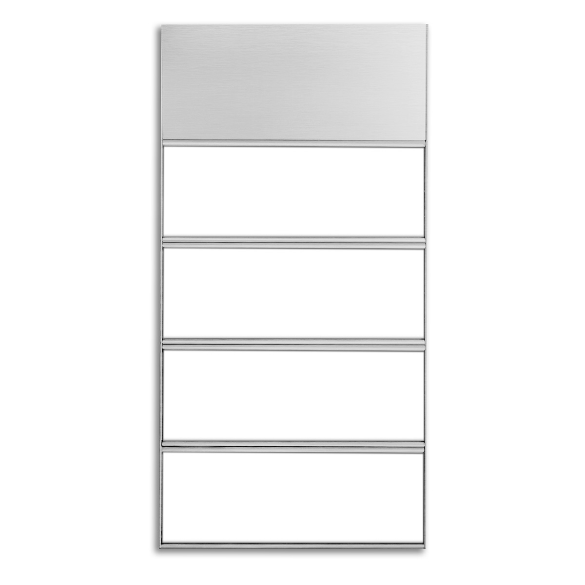 Namnskylt med rubrik, 4 namn – 160 mm (SLIM) - Bild 2