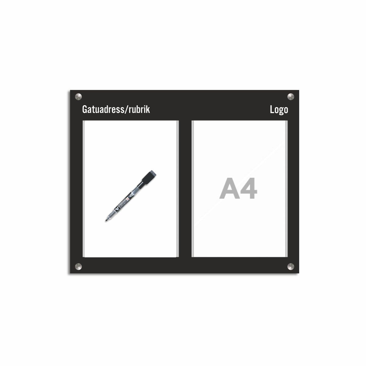Anslagstavla med A4 dokumenthållare - Bild 12