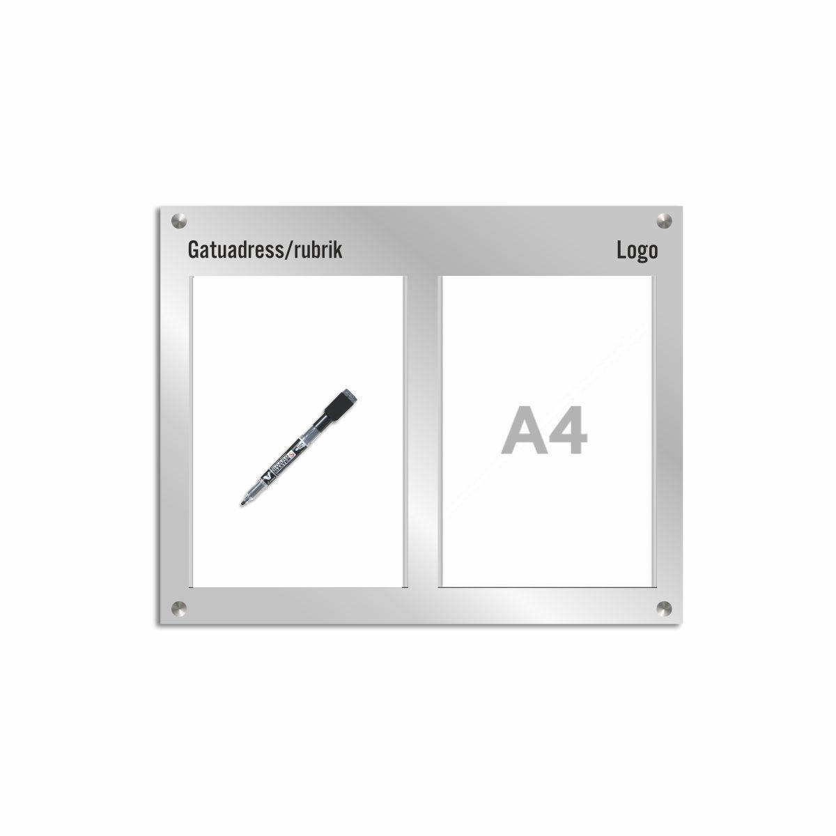 Anslagstavla med A4 dokumenthållare - Bild 11