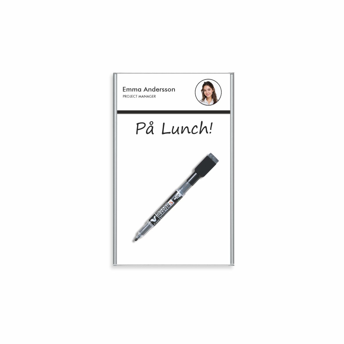 Whiteboardtavla Divider med rubrik (SLIM) - Bild 3